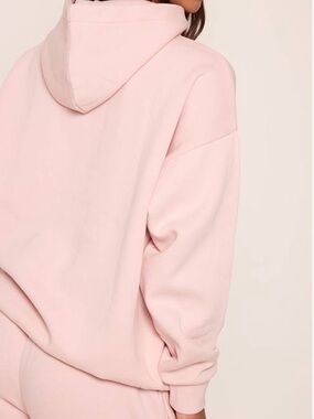Reitmans Light Pink Hoodie Sweatshirt